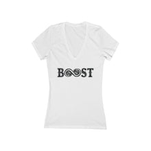 Load image into Gallery viewer, Women's Jersey Short Sleeve Deep V-Neck Tee