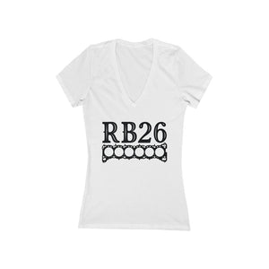 Women's Jersey Short Sleeve Deep V-Neck Tee